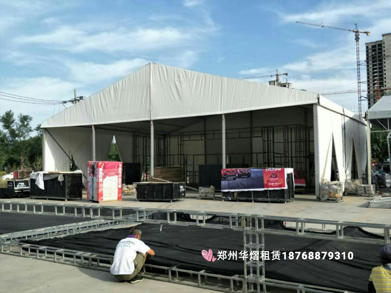 <b>保定玻璃篷房铝合金篷房出租</b>